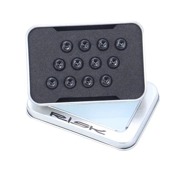 RISK 12pcs M5x10mm T25 Ti Disc Brake Rotor Bolts for MTB Bicycle Road bike Titanium Torx Rotor Screw for Avid Sram Ultralight
RISK 12pcs M5x10mm T25 Ti Disc Brake Rotor Bolts for MTB Bicycle Road bike Titanium Torx Rotor Screw for Avid Sram Ultralight