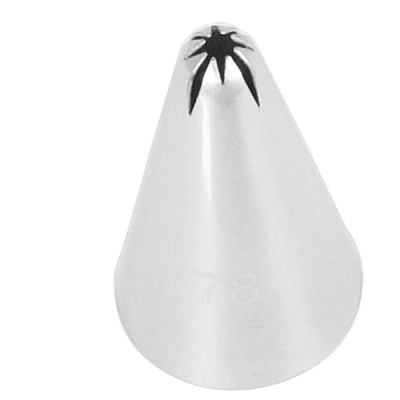 (30pcs/Lot) Free Shipping MRF Brand Stainless Steel 18/8 Cake Decorating Small 6MM Top Icing Nozzle #78
(30pcs/Lot) Free Shipping MRF Brand Stainless Steel 18/8 Cake Decorating Small 6MM Top Icing Nozzle #78