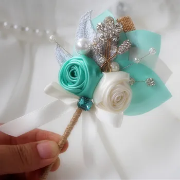 2pces/lot tiffany blue wedding bridal bridesmaids wrist corsages groomsman boutonniere man party wedding suit accessories pin
2pces/lot tiffany blue wedding bridal bridesmaids wrist corsages groomsman boutonniere man party wedding suit accessories pin