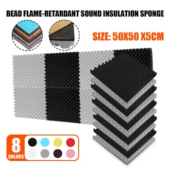 8 Colors 500x500x50mm Soundproof Foam Egg Profile Sound Absorbent Foam Acoustic Panel Noise Absorption File for KTV Audio Room
8 Colors 500x500x50mm Soundproof Foam Egg Profile Sound Absorbent Foam Acoustic Panel Noise Absorption File for KTV Audio Room