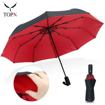 Double Automatic 3 Folding Umbrella Strong Windproof Female Male Car 10K Large Parasol Rain Women Men Business Umbrellas Parasol
Double Automatic 3 Folding Umbrella Strong Windproof Female Male Car 10K Large Parasol Rain Women Men Business Umbrellas Parasol