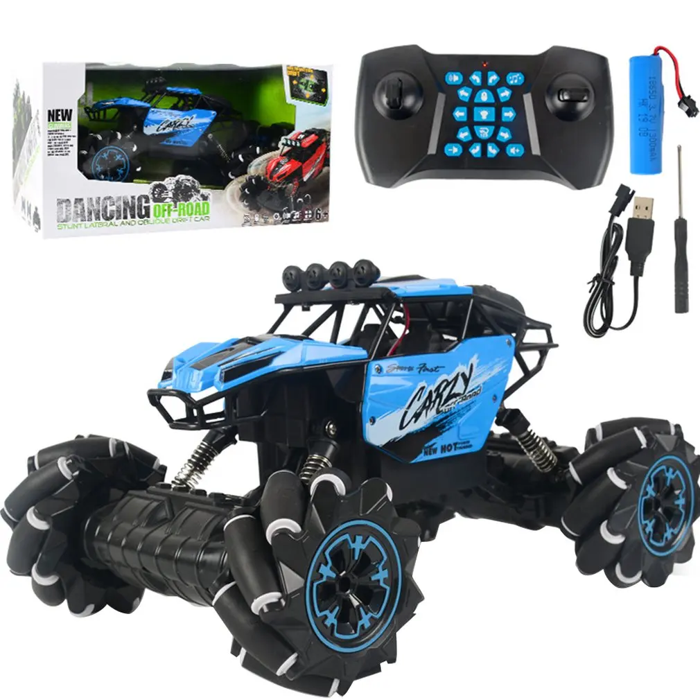 Four-Wheel Drive Lateral Drift Climbing Car Light Music Cross-Country Dancing Remote Control Car Horizontal Racing Toy
Four-Wheel Drive Lateral Drift Climbing Car Light Music Cross-Country Dancing Remote Control Car Horizontal Racing Toy