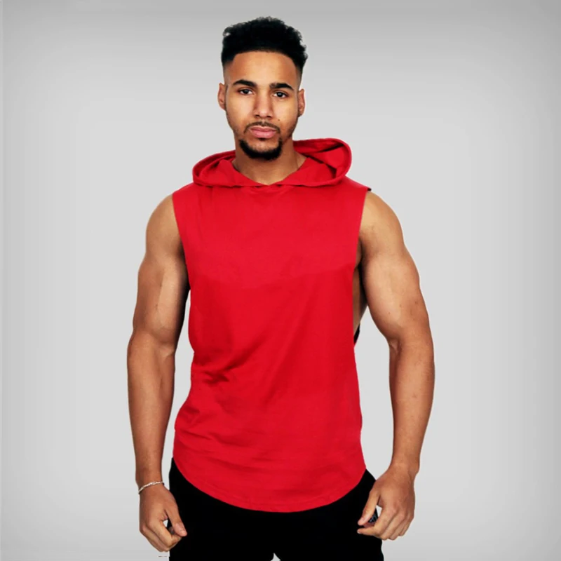 New Mens Workout Hooded Tank Tops Bodybuilding Gym Vest Fitness Sport Singlets Clothing Brand Fashion Cotton Sleeveless Shirts
New Mens Workout Hooded Tank Tops Bodybuilding Gym Vest Fitness Sport Singlets Clothing Brand Fashion Cotton Sleeveless Shirts