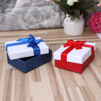 Classic Bow Jewelry Box Necklaces Earrings Bracelets Boxes Gift Packing Display 19QC
Classic Bow Jewelry Box Necklaces Earrings Bracelets Boxes Gift Packing Display 19QC