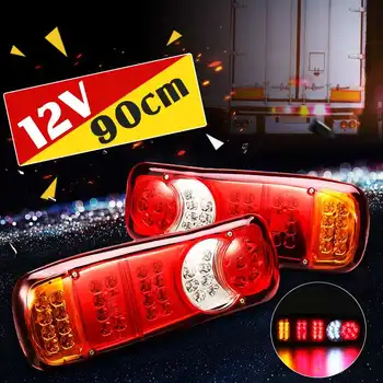 2X Waterproof 12V 24V Truck LED Tail Light Taillights Rear Lamp Brake Signal Indicator Fog Lights Trailer Truck Car Lorry
2X Waterproof 12V 24V Truck LED Tail Light Taillights Rear Lamp Brake Signal Indicator Fog Lights Trailer Truck Car Lorry