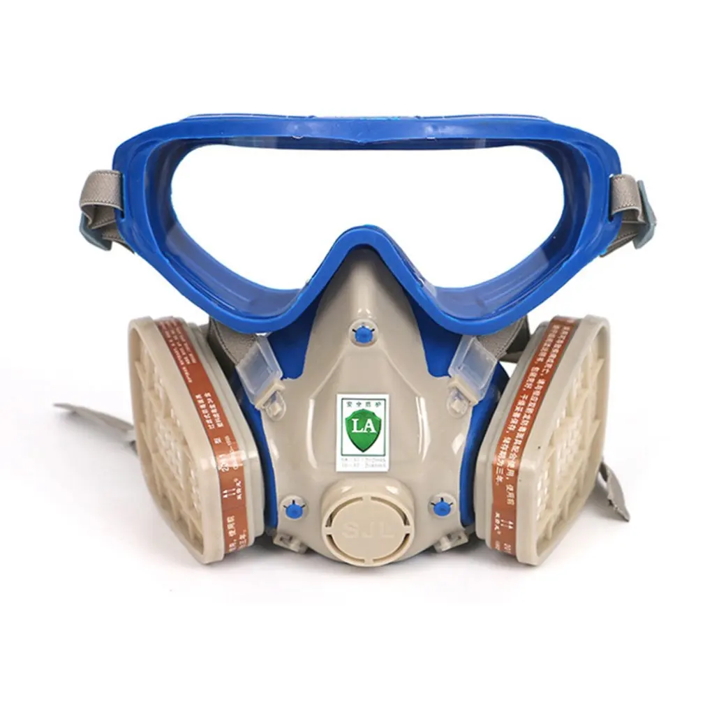 Gas Mask Two Valves For Easy Breathing Easily Adjustable Strap Filtering Small Dusts Mists Metallic Fumes 1 Set
Gas Mask Two Valves For Easy Breathing Easily Adjustable Strap Filtering Small Dusts Mists Metallic Fumes 1 Set