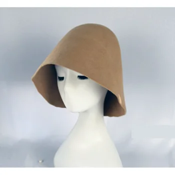 Newest Wool round top bucket fisherman's Hat Women's autumn and winter big head Wai Yuansu Street pure color beggar basin hat
Newest Wool round top bucket fisherman's Hat Women's autumn and winter big head Wai Yuansu Street pure color beggar basin hat