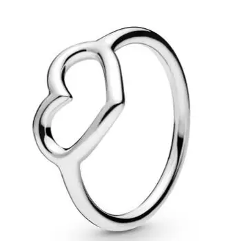 Authentic 925 Sterling Silver Ring Polished Open Heart Ring With Crystal For Women Wedding Party Gift Fashion Jewelry
Authentic 925 Sterling Silver Ring Polished Open Heart Ring With Crystal For Women Wedding Party Gift Fashion Jewelry