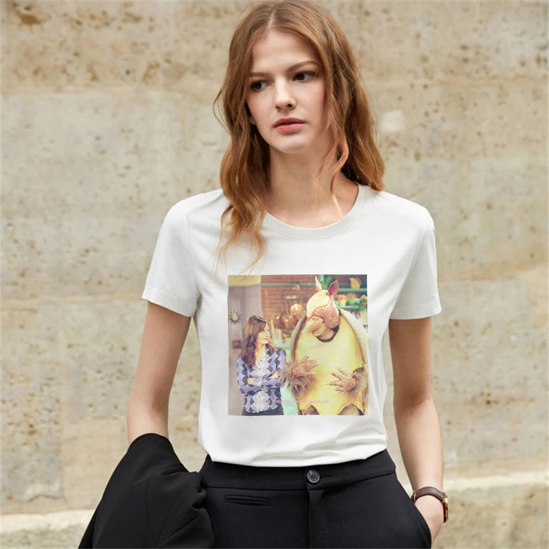 

Friends TV Show T shirt Women Summer Harajuku T-shirt Female Short Sleeve Plus Size Sexy Tshirt Aesthetic Tumblr Tops & Tees