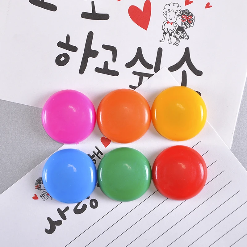 6 Pcs Magnetic Tacks Plastic Color Magnetic Beads Refrigerator Stickers Whiteboard Blackboard Magnetic Particle Buckle
6 Pcs Magnetic Tacks Plastic Color Magnetic Beads Refrigerator Stickers Whiteboard Blackboard Magnetic Particle Buckle