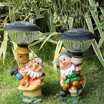 American Outdoor Landscape Solar Lamp Dwarf Cartoon Resin Art Sculpture LED Solar Light Villa Garden Decorations M5572
American Outdoor Landscape Solar Lamp Dwarf Cartoon Resin Art Sculpture LED Solar Light Villa Garden Decorations M5572