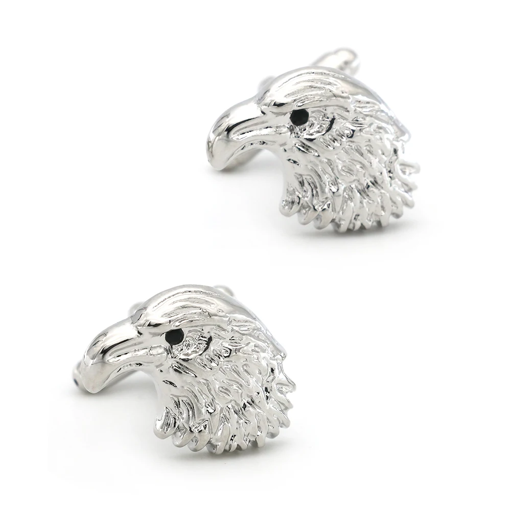 Eagles Cuff Links For Men Powerful Design Quality Brass Material Silver Color Cufflinks Wholesale&retail
Eagles Cuff Links For Men Powerful Design Quality Brass Material Silver Color Cufflinks Wholesale&retail