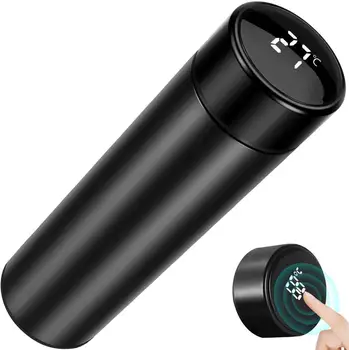 Water Thermal Bottle with Temperature Display and Tea Infuser Stainless Steel Smart Travel Mug Thermos ONEISALL 450ML
Water Thermal Bottle with Temperature Display and Tea Infuser Stainless Steel Smart Travel Mug Thermos ONEISALL 450ML