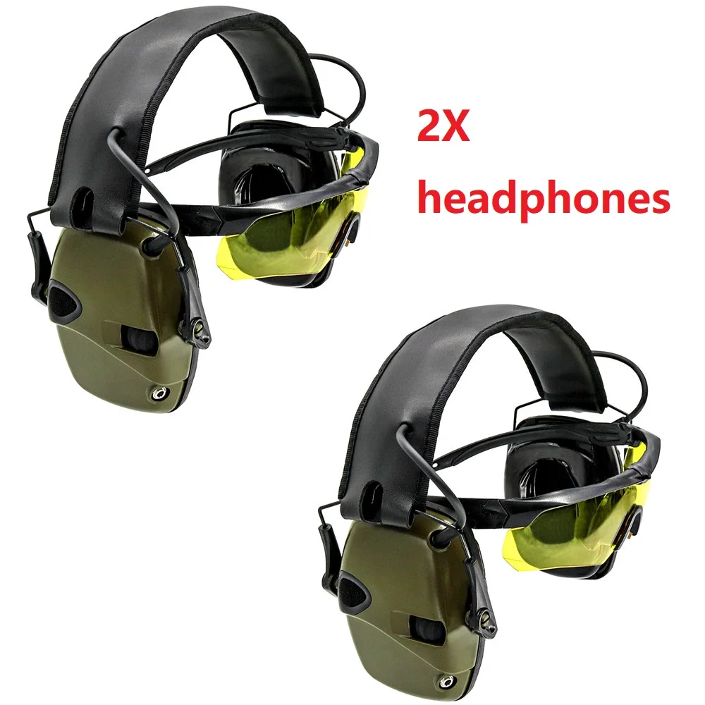 Tactical Hearing Protection Noise Reduction Headphone Aimer Sponge Earmuff Anti-noise Impact Sound Amplifier Ear Protector FG
Tactical Hearing Protection Noise Reduction Headphone Aimer Sponge Earmuff Anti-noise Impact Sound Amplifier Ear Protector FG