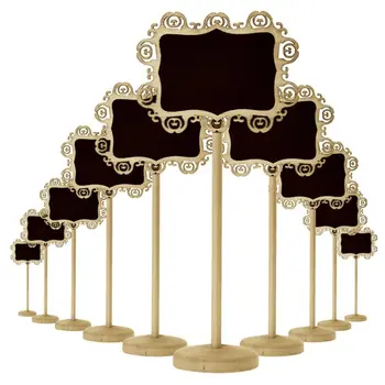 14 PCS Mini Decorative Boarder Chalkboard Signs with Stand Black Board for Weddings Place Cards, Parties, Message Board Signs
14 PCS Mini Decorative Boarder Chalkboard Signs with Stand Black Board for Weddings Place Cards, Parties, Message Board Signs