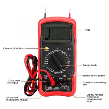 Multi-Function Digital Multimeter High-Precision Volt Resistance Current Car Repair
Multi-Function Digital Multimeter High-Precision Volt Resistance Current Car Repair