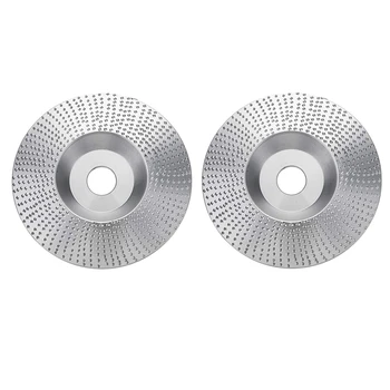 2Pc Wood Angle Grinding Wheel Sanding Carving Rotary Tool Abrasive Disc for Angle Grinder Tungsten Carbide-beveled
2Pc Wood Angle Grinding Wheel Sanding Carving Rotary Tool Abrasive Disc for Angle Grinder Tungsten Carbide-beveled