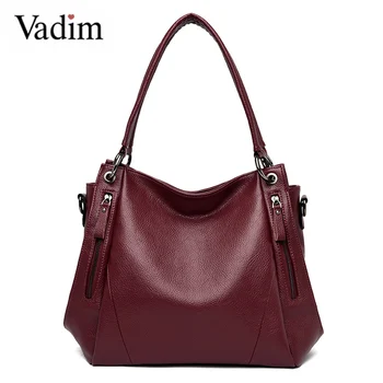 Vadim Genuine Leather Casual Totes Women Top-handle Bags Shoulder Ladies Handbags Large Capacity Female Crossbody Bag Messenger
Vadim Genuine Leather Casual Totes Women Top-handle Bags Shoulder Ladies Handbags Large Capacity Female Crossbody Bag Messenger