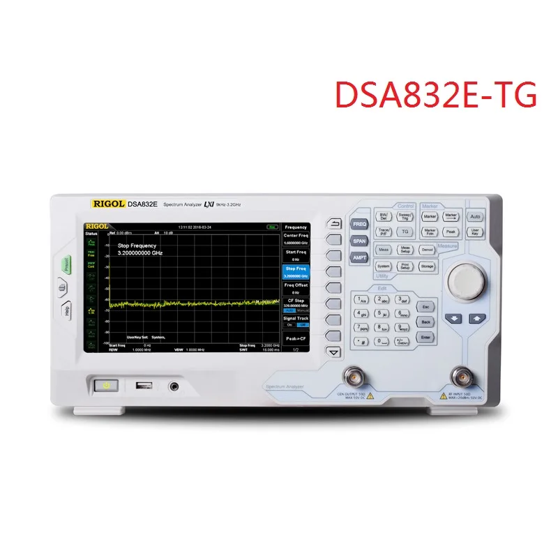 RIGOL DSA832E-TG 10 Hz Spectrum Analyzer 9kHz to 3.2GHz with Tracking Generator
RIGOL DSA832E-TG 10 Hz Spectrum Analyzer 9kHz to 3.2GHz with Tracking Generator