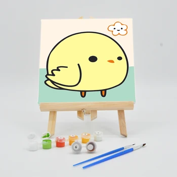 DIY Painting Paint By Numbers On Canvas 20×20cm With Frame For Children Cartoon Animal Chick Pictures Acrylic Kids Coloring Arts
DIY Painting Paint By Numbers On Canvas 20×20cm With Frame For Children Cartoon Animal Chick Pictures Acrylic Kids Coloring Arts