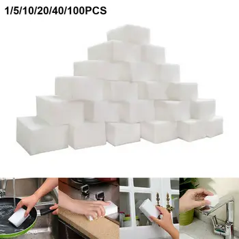 

1 Piece Magic Sponge eraser x 20/50/100 Melamine Foam sponges Stain Dirt Remover UK