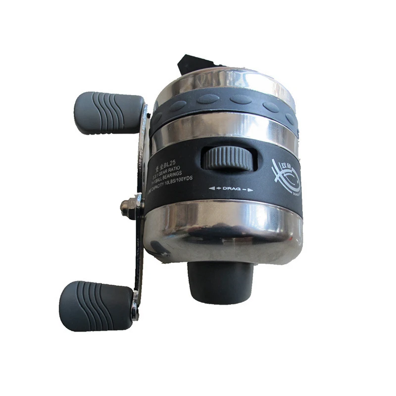 Speed Ratio 3.3:1 Fishing Reel for Slingshot Shooting Dart Stainless Steel Closed Fishing Wheel Outdoor Hunting
Speed Ratio 3.3:1 Fishing Reel for Slingshot Shooting Dart Stainless Steel Closed Fishing Wheel Outdoor Hunting