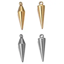 DIY accessories stainless steel conical pendant simple Earrings Pendant charms bulk items wholesale jewelry making
DIY accessories stainless steel conical pendant simple Earrings Pendant charms bulk items wholesale jewelry making