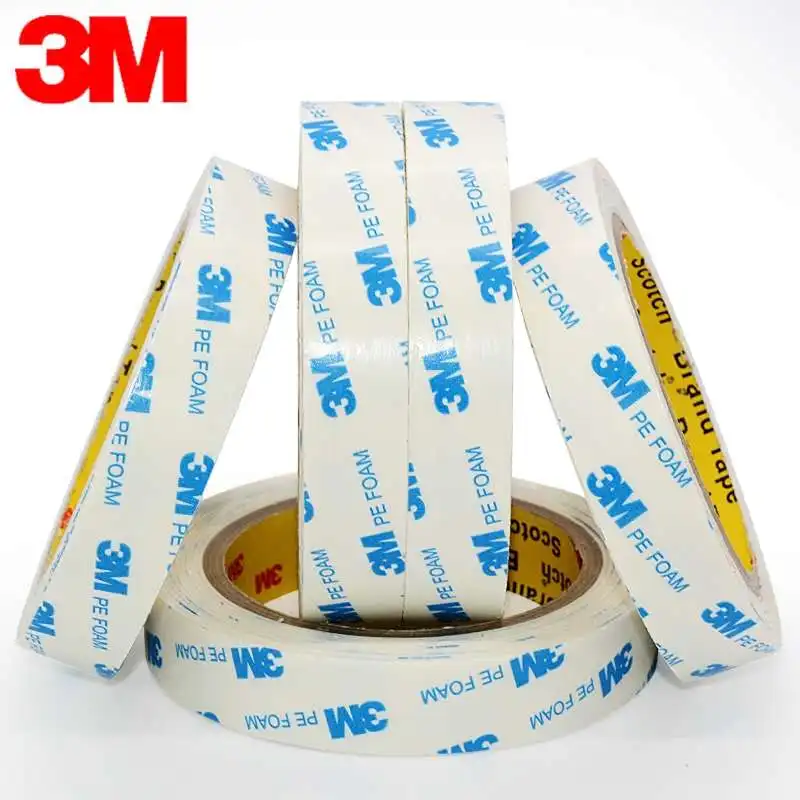 Factory direct sales 3M 1600T Double Coated Polyethylene Foam tape /Double Sided Tape white 1MM thickness ,die cut to any size
Factory direct sales 3M 1600T Double Coated Polyethylene Foam tape /Double Sided Tape white 1MM thickness ,die cut to any size