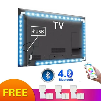 RGB LED Strip USB Neon Tape TV Backlight PC Ambilight Tira Light Smd 5050 5V Lamp Bluetooth Wifi Strips Fita Tiras Address Ruban
RGB LED Strip USB Neon Tape TV Backlight PC Ambilight Tira Light Smd 5050 5V Lamp Bluetooth Wifi Strips Fita Tiras Address Ruban
