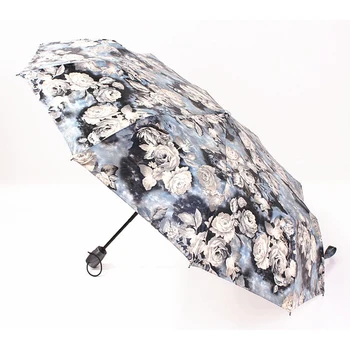 Ten Bones Full Automatic Folding Umbrella Flower Umbrella Three Fold Umbrella Rainy And Sunny Umbrella Oil Painting Umbrella
Ten Bones Full Automatic Folding Umbrella Flower Umbrella Three Fold Umbrella Rainy And Sunny Umbrella Oil Painting Umbrella