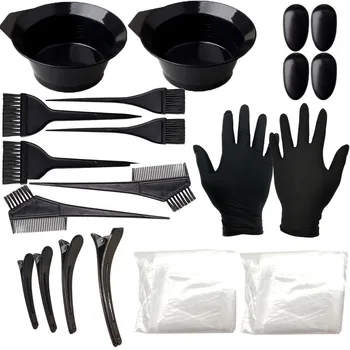 14/22Pcs Hair Color Dye Bowl Comb Brushes Tool Kit Set Tint Coloring Dye Bowl Comb Brush Twin High Quality Headed Brushes Set
14/22Pcs Hair Color Dye Bowl Comb Brushes Tool Kit Set Tint Coloring Dye Bowl Comb Brush Twin High Quality Headed Brushes Set