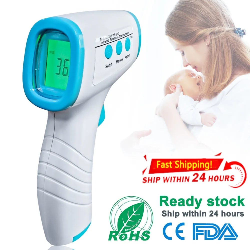 Forehead Ear Thermometer Non-Contact Infrared Thermometer Digital Clinical Instant Fever Temperature Infrared Scanner
Forehead Ear Thermometer Non-Contact Infrared Thermometer Digital Clinical Instant Fever Temperature Infrared Scanner