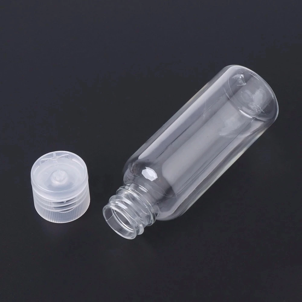 30Pcs Transparent Plastic Empty Bottle Refillable Travel Lotion Shampoo Liquid Bottles Sample Flip Cap 10/30/50/60/100ml
30Pcs Transparent Plastic Empty Bottle Refillable Travel Lotion Shampoo Liquid Bottles Sample Flip Cap 10/30/50/60/100ml