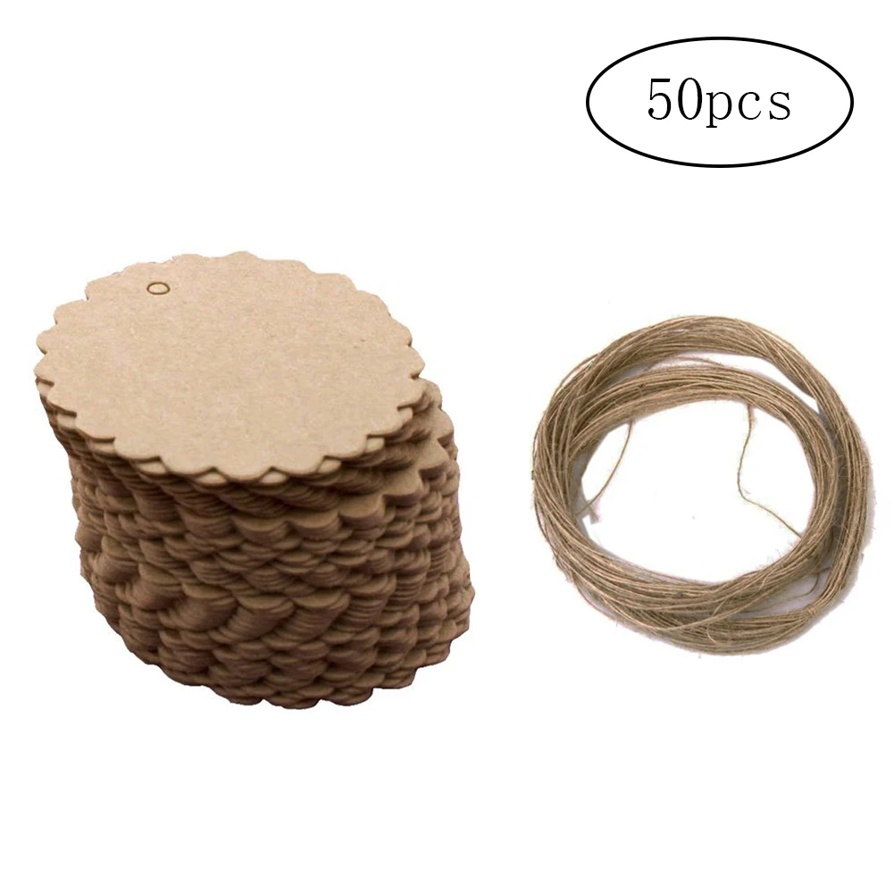 50pcs Flower Shaped Paper Tags Multi Usage Kraft Paper Hanging Labels Practical Flower String Tags
50pcs Flower Shaped Paper Tags Multi Usage Kraft Paper Hanging Labels Practical Flower String Tags