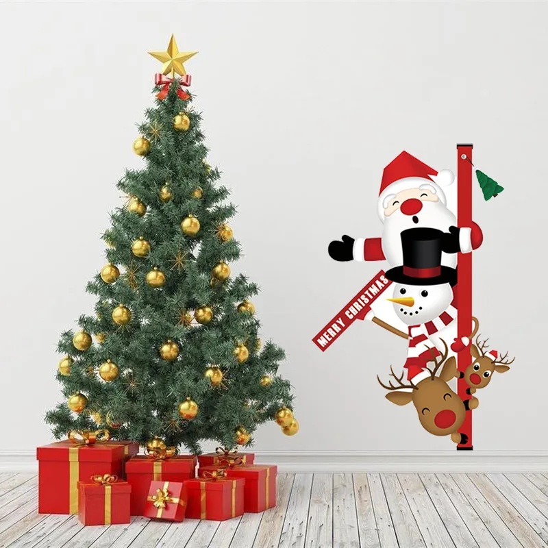 New Christmas Sticker Ins Creative Santa Claus Porch Decoration Welcome Door Sticker Pvc Living Room Decoration
New Christmas Sticker Ins Creative Santa Claus Porch Decoration Welcome Door Sticker Pvc Living Room Decoration