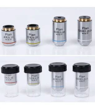 Plan Infinity Objective 4X 10X 20X 40X 60X 100X High Quality Microscope Objective 195 Achromatic Objective Microscope Parts
Plan Infinity Objective 4X 10X 20X 40X 60X 100X High Quality Microscope Objective 195 Achromatic Objective Microscope Parts
