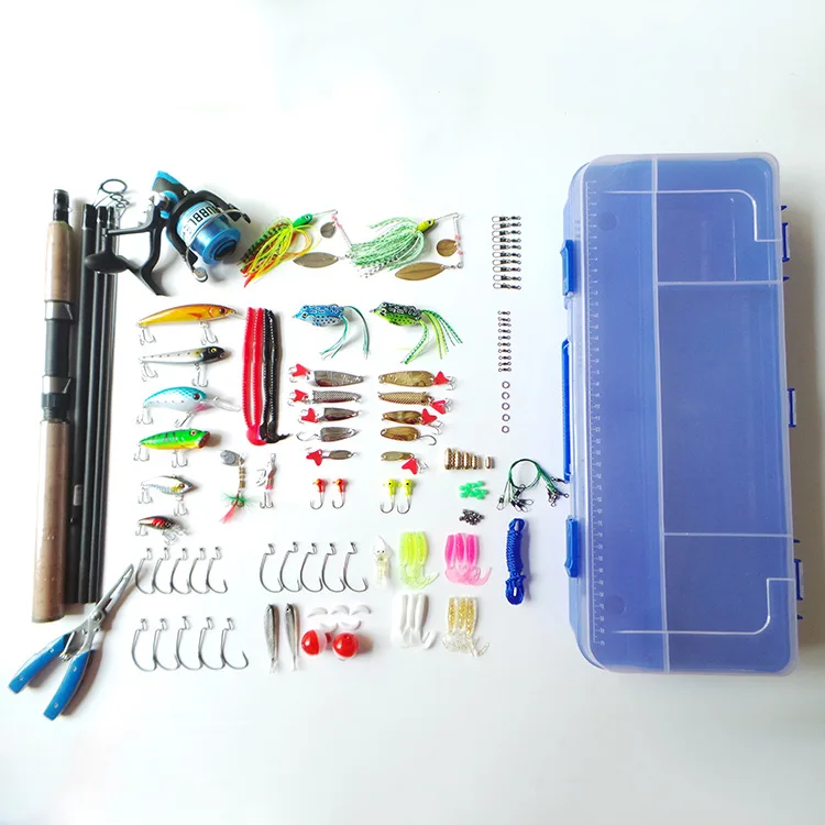New Products 127-Piece Lure Rod Set Trash Fishing Set Fishing Rod Fishing Vessel Fishhook Fishing Gear Equipment
New Products 127-Piece Lure Rod Set Trash Fishing Set Fishing Rod Fishing Vessel Fishhook Fishing Gear Equipment