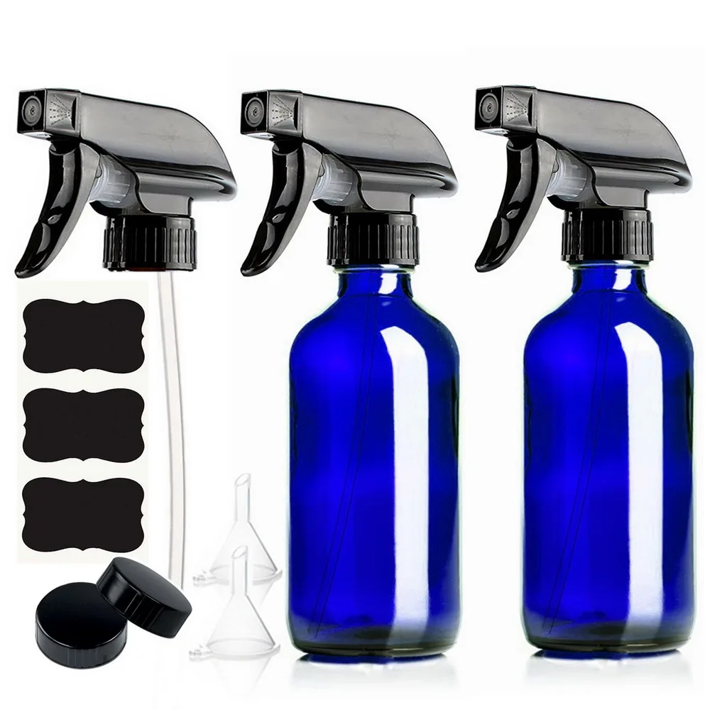 2 Pack 250ml Empty Blue Glass Spray Bottle with Trigger Sprayer Storage Cap Chalkboard Labels for Cleaning Products Plants 8 Oz
2 Pack 250ml Empty Blue Glass Spray Bottle with Trigger Sprayer Storage Cap Chalkboard Labels for Cleaning Products Plants 8 Oz