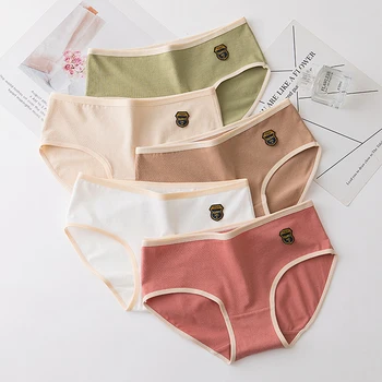 1Pcs Underpants Ladies Briefs Elastic Mid-Rise Breathable Pure Color for Women Underpants Cotton for Summer Briefs
1Pcs Underpants Ladies Briefs Elastic Mid-Rise Breathable Pure Color for Women Underpants Cotton for Summer Briefs