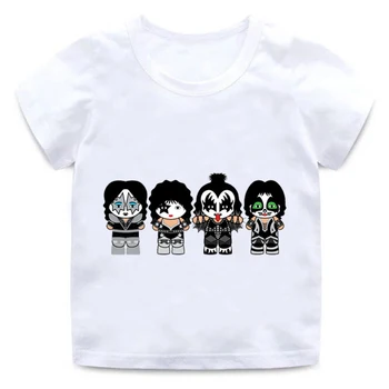 100%Cotton Girl Boy Blouse New Stormtrooper Fans Kiss Rock Band Print Round Neck TShirt Children Summer Short Sleeve White Shirt
100%Cotton Girl Boy Blouse New Stormtrooper Fans Kiss Rock Band Print Round Neck TShirt Children Summer Short Sleeve White Shirt