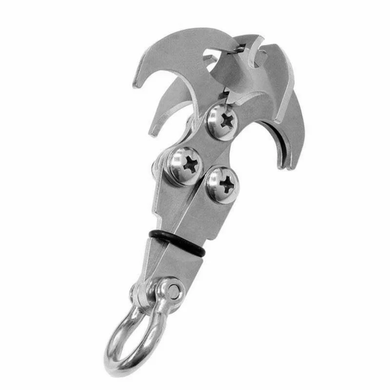 Outdoor Survival Grappling Hook Rock Climbing Stainless Steel 80kg Load-bearing for wilderness survival /adventures
Outdoor Survival Grappling Hook Rock Climbing Stainless Steel 80kg Load-bearing for wilderness survival /adventures