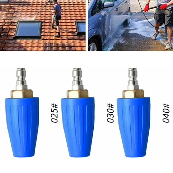 Pressure Washer Rotating Turbo Nozzle 4000PSI 1/4" Quick Connect 025#,030#,040# Turbo Nozzle (Not Including Others)
Pressure Washer Rotating Turbo Nozzle 4000PSI 1/4" Quick Connect 025#,030#,040# Turbo Nozzle (Not Including Others)