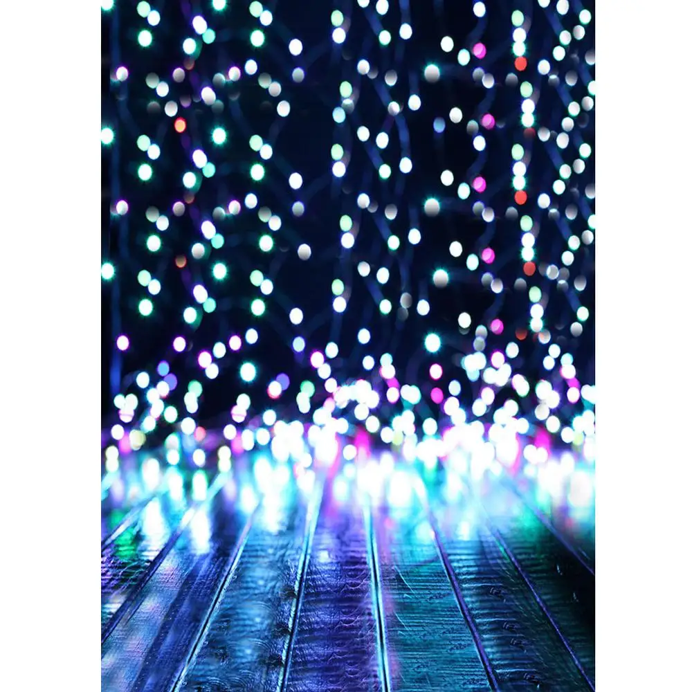 Bokeh струнные огни Темный фото фон на заказ студийная фотография фотосессия для
