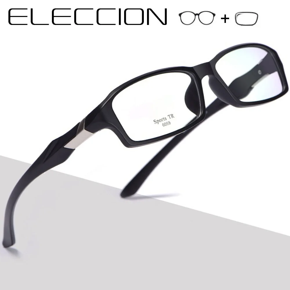ELECCION Prescription Eyeglasses Men Women Optical Frame Glasses Sports Full Frame Square Frames Myopia Spectacles Wiht Diopter
ELECCION Prescription Eyeglasses Men Women Optical Frame Glasses Sports Full Frame Square Frames Myopia Spectacles Wiht Diopter