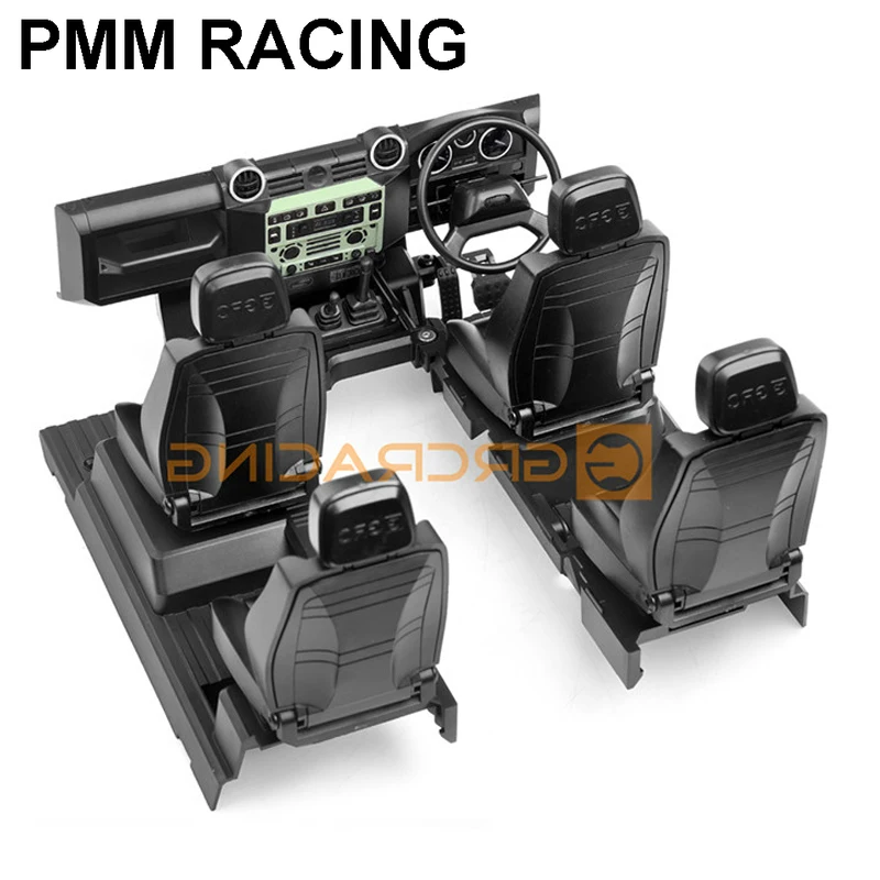 1 Set Interior Simulation Central Control Seat Modification Upgrade Parts for 1/10 RC Crawler Car Traxxas TRX4 Defender
1 Set Interior Simulation Central Control Seat Modification Upgrade Parts for 1/10 RC Crawler Car Traxxas TRX4 Defender