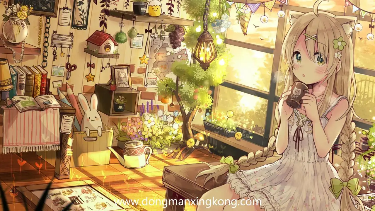 【电脑壁纸】唯美动漫卡通美女高清手机壁纸