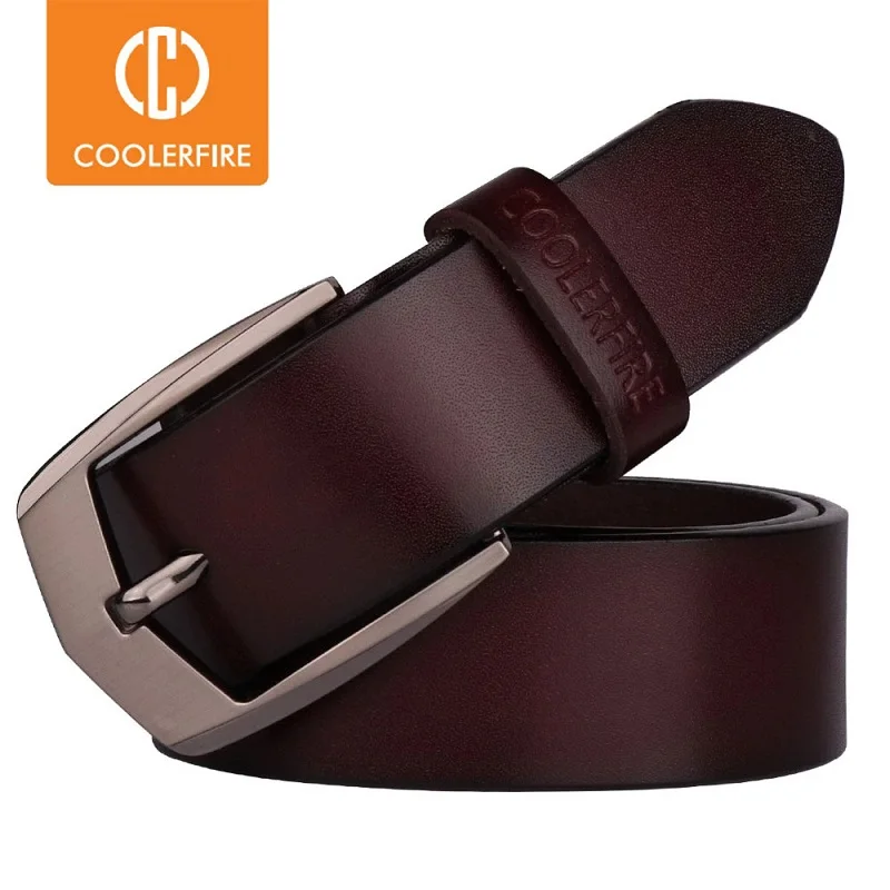 Мужской ремень Coolerfire ковбойский из натуральной кожи высокого качества HQ043|strap