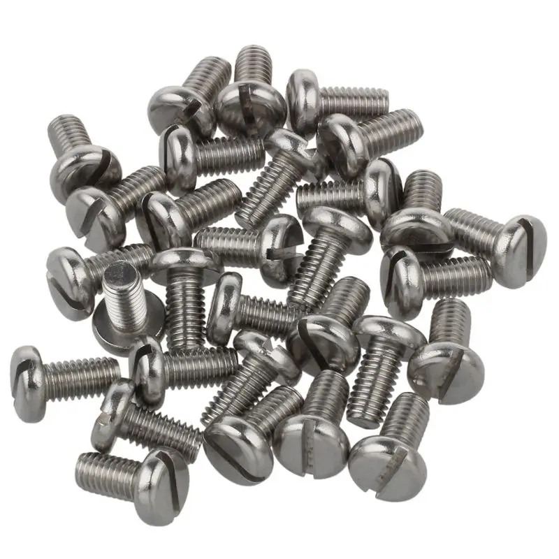 Hot New M5 Stainless Steel Machine Screws, Slotted Pan Head Bolts M5*10mm 100pcs 
Hot New M5 Stainless Steel Machine Screws, Slotted Pan Head Bolts M5*10mm 100pcs