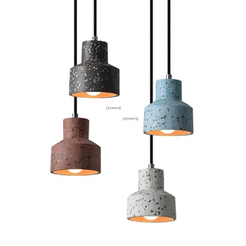 

Modern LED Pendant Lamp Lighting Loft Cement Hanging Lamp Light Fixtures Simple Living Room Pendant Lustre Suspension Luminaire