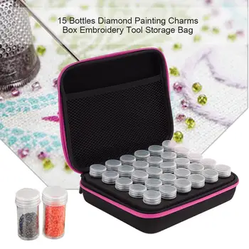 Diamond Painting Charms Box Cross-Stitch Tool 30 Bottles Container Storage Case Hand Bag Socket Wire Finishing Box
Diamond Painting Charms Box Cross-Stitch Tool 30 Bottles Container Storage Case Hand Bag Socket Wire Finishing Box